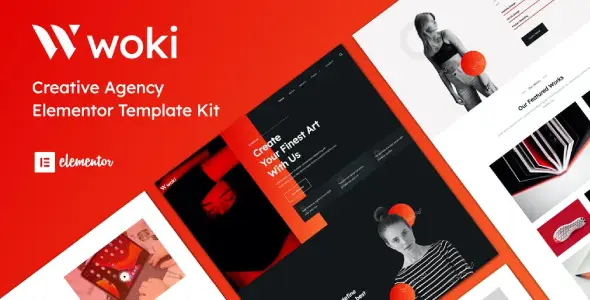Woki – Creative Agency Elementor Template Kit